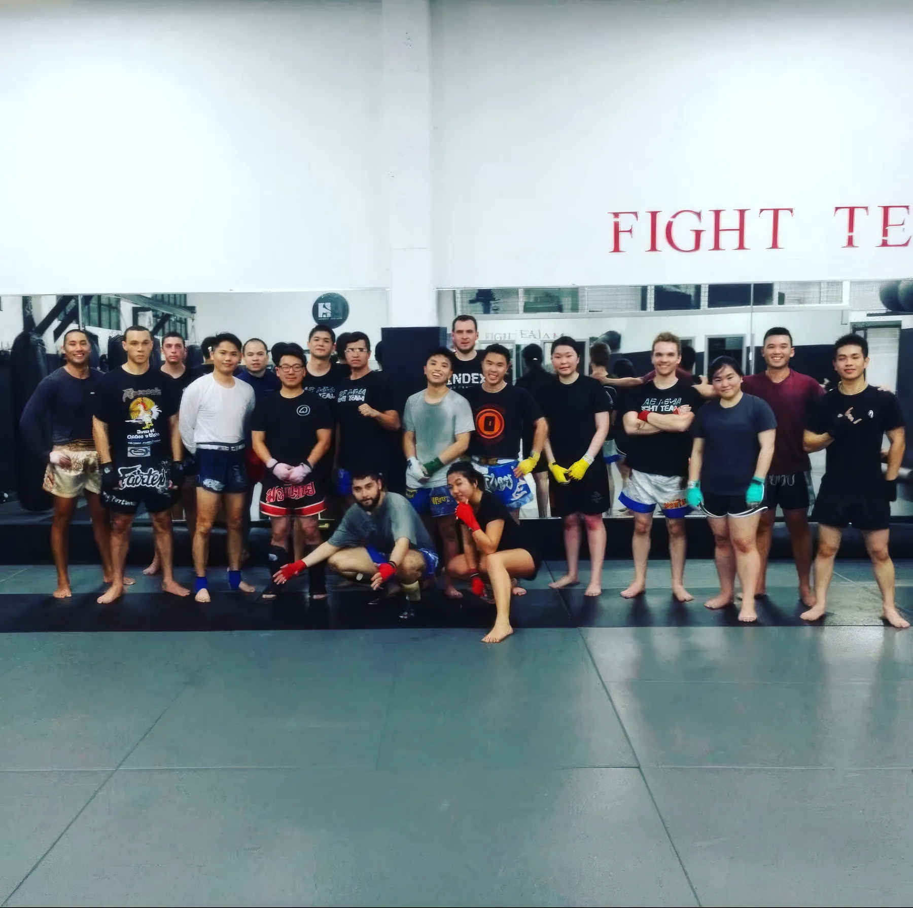 Muay Thai team at AB MMA